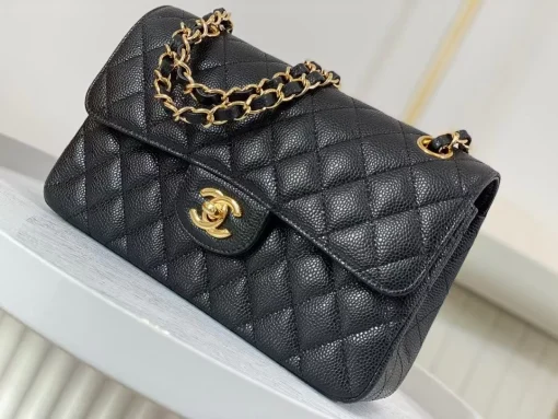 Chanel Classic Flap Bag with Gold Hardware - Image 5