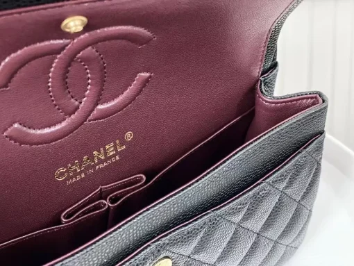 Chanel Classic Flap Bag with Gold Hardware - Image 6