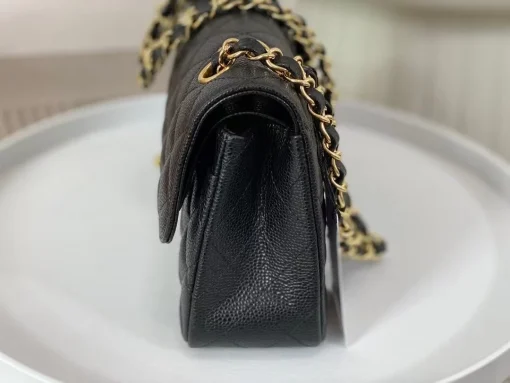 Chanel Classic Flap Bag with Gold Hardware - Image 8