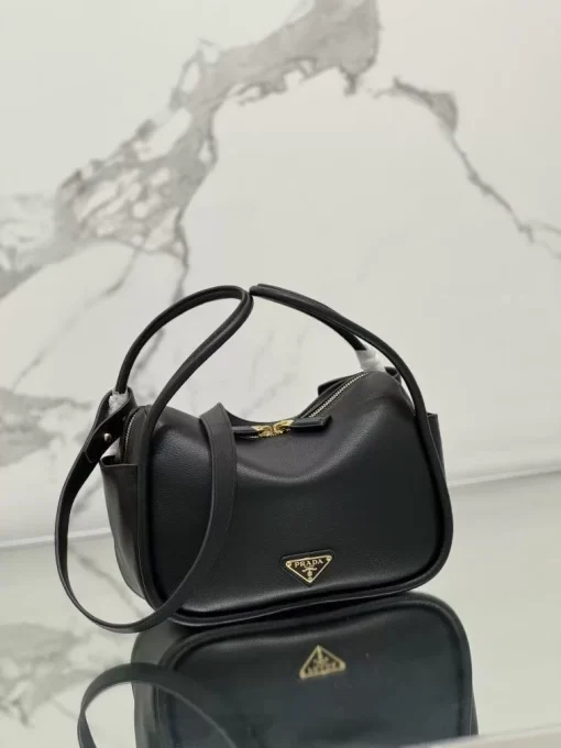 Prada Cleo Brushed Leather Shoulder Bag - Image 2
