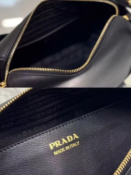 Prada Cleo Brushed Leather Shoulder Bag - Image 7