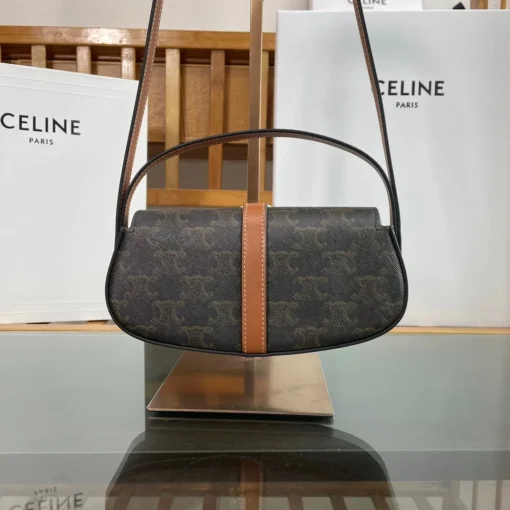 CELINE Triomphe Canvas Mini Bucket Bag - Image 2