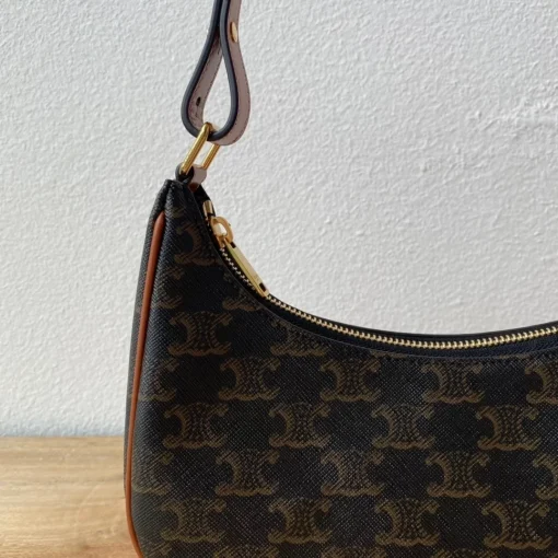 CELINE AVA TRIOMPHE BAG IN TRIOMPHE CANVAS - Image 3