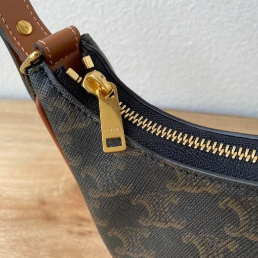 CELINE AVA TRIOMPHE BAG IN TRIOMPHE CANVAS - Image 8