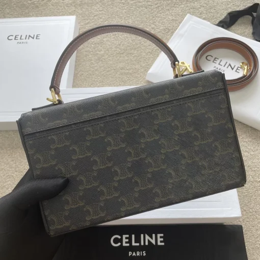CELINE Teen Nino Leather Shoulder Bag - Image 2