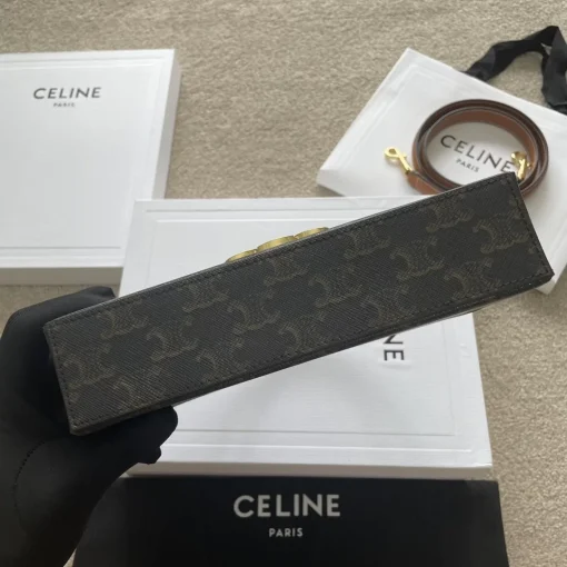 CELINE Teen Nino Leather Shoulder Bag - Image 3