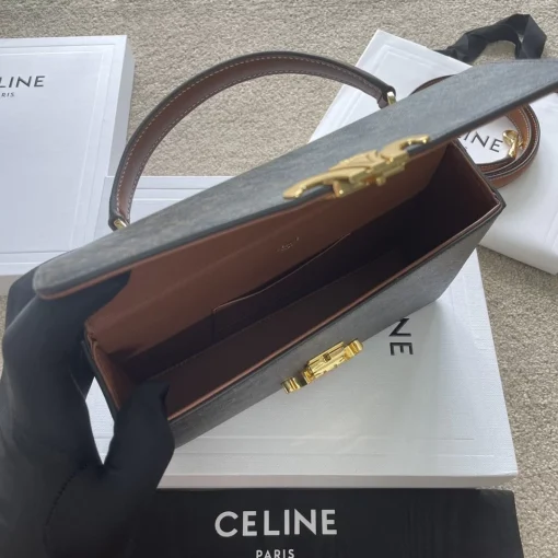 CELINE Teen Nino Leather Shoulder Bag - Image 5