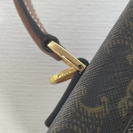 CELINE Teen Nino Leather Shoulder Bag - Image 6