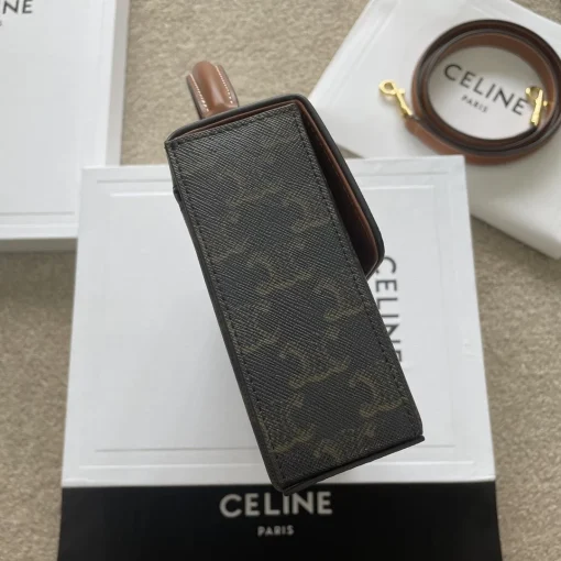 CELINE Teen Nino Leather Shoulder Bag - Image 9