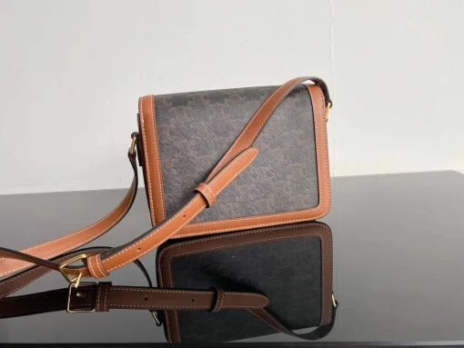 CELINE Triomphe Canvas Crossbody Bag (Unisex) - Image 3