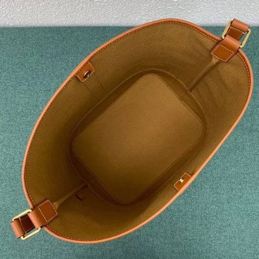 CELINE Triomphe Medium Bucket Bag - Image 6