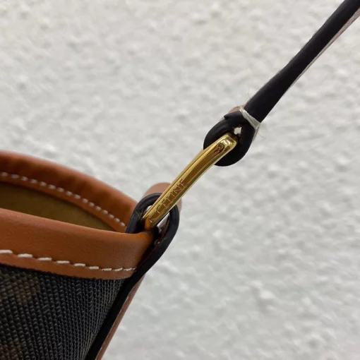 CELINE Triomphe Medium Bucket Bag - Image 7
