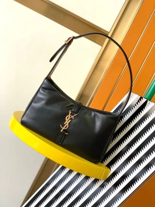 YSL LE 5 À 7 MINI HOBO WITH DARK HARDWARE