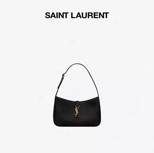 YSL LE 5 À 7 LEATHER SHOULDER BAG