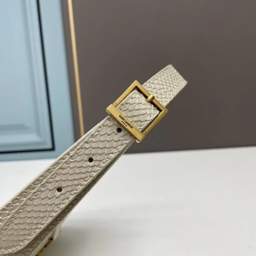 SAINT LAURENT LE 5 À 7 HOBO BAG IN PYTHON - Image 4