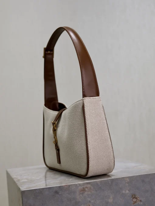 YSL LE 5 À 7 HOBO BAG WITH BLACK HARDWARE - Image 8