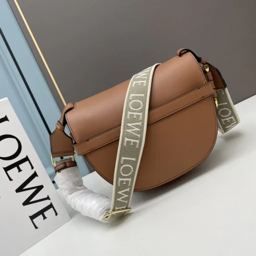 LOEWE Gate Dual Medium Tan Calfskin Shoulder Bag - Image 2