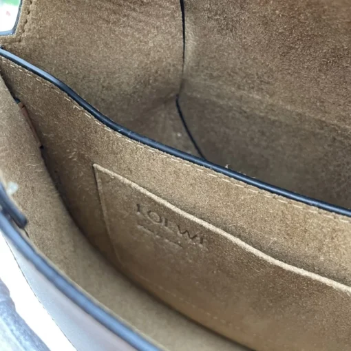 LOEWE Gate Dual Medium Tan Calfskin Shoulder Bag - Image 4