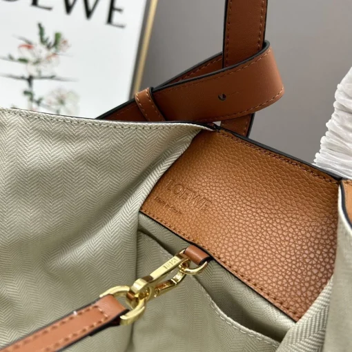 LOEWE Hammock Small Tan Calfskin Multifunctional Shoulder Bag - Image 2
