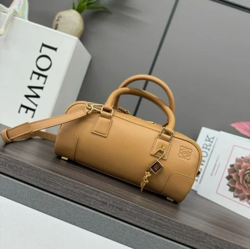 LOEWE Amazona 23 Warm Desert Napa Calfskin Shoulder Bag