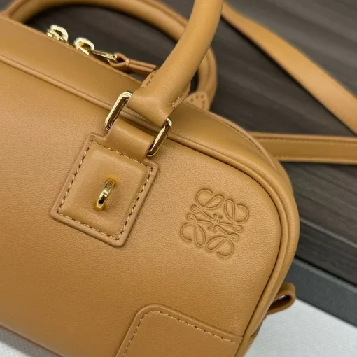LOEWE Amazona 23 Warm Desert Napa Calfskin Shoulder Bag - Image 8