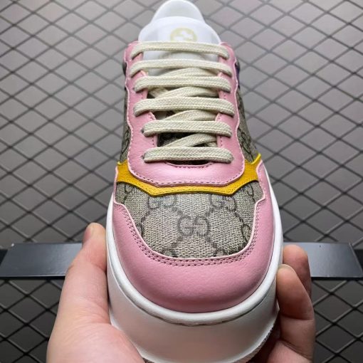 GUCCI GG Canvas Sneakers - Low-Top Lace-Up Casual Fashion Sneakers for Women - Image 8